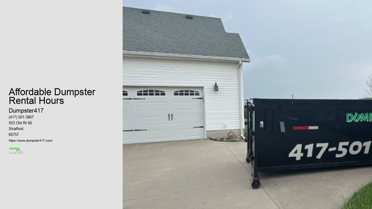 Dumpster417 Residential Dumpster Rental