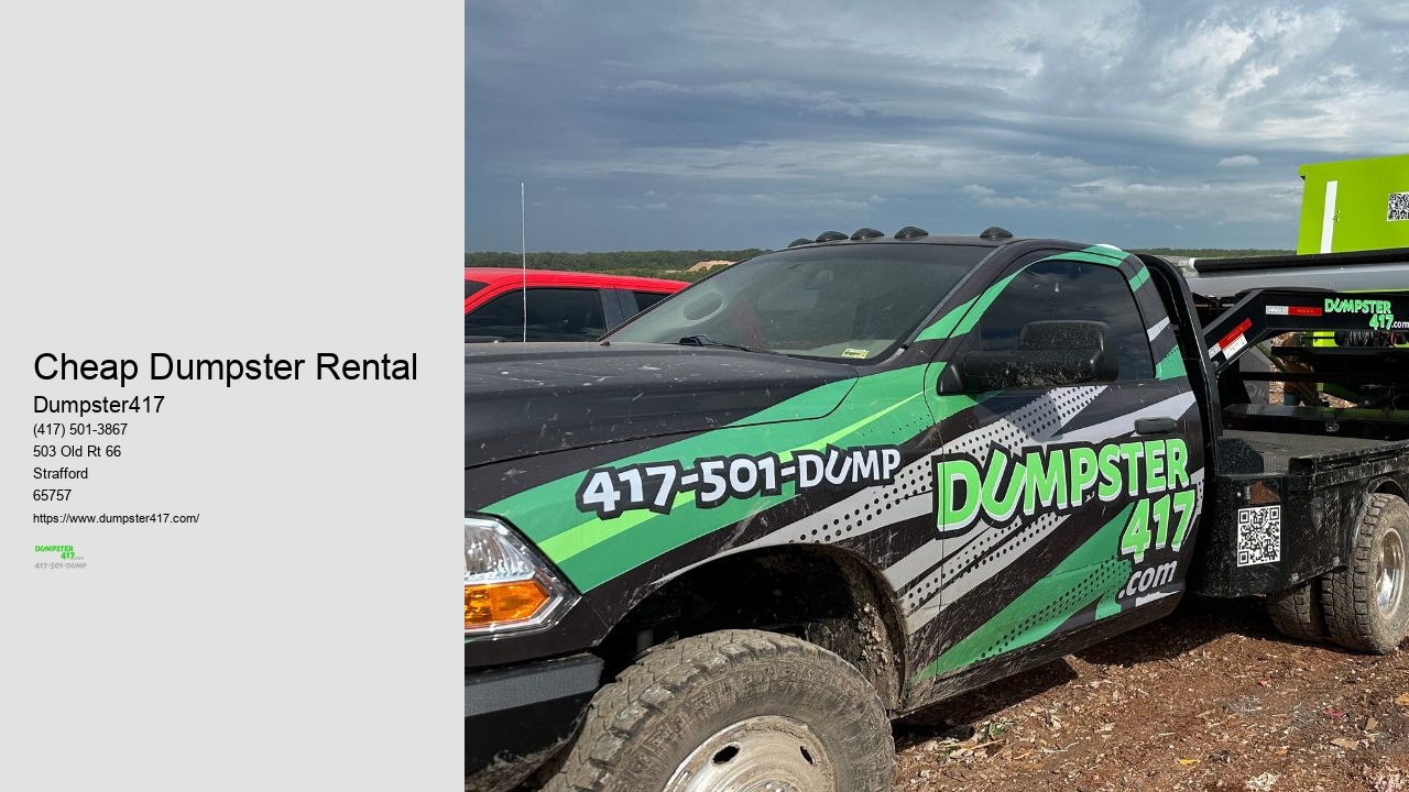 Cheap Dumpster Rental