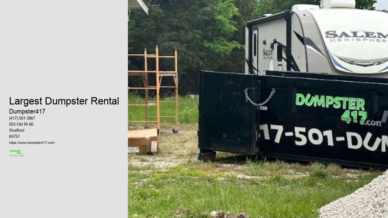 Residential Dumpster Rental Prices